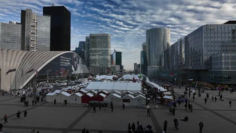 La Défense Paris Stock Footage 324678207