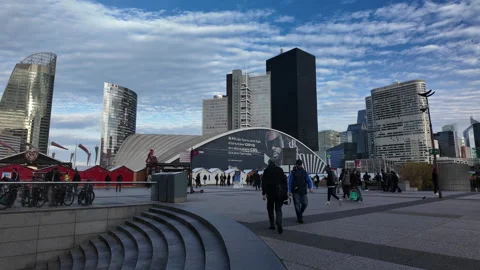 La Défense Paris Stock Footage 324678502