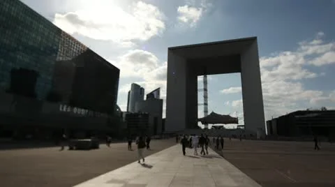 La Défense Paris Timelapse 2 库存影片 11234759