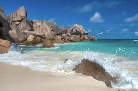 La Digue Stock Photos
