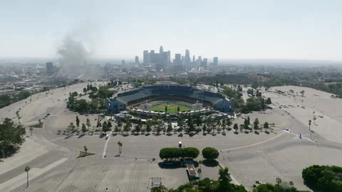 LA Dodgers Stadium 1 Stock Footage 276917664