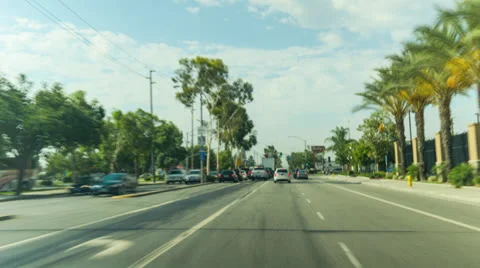 LA-Driving-Daytime-Time-Lapse-Traffic Stock Footage 24778980