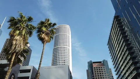 LA drone Stock Footage