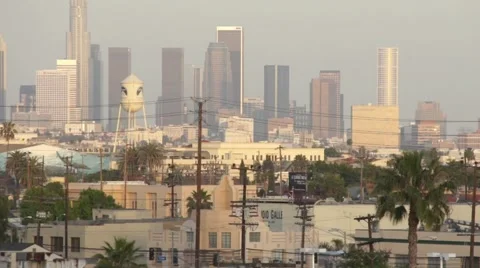 LA evening Time Lapse HD Stock Footage 5502702