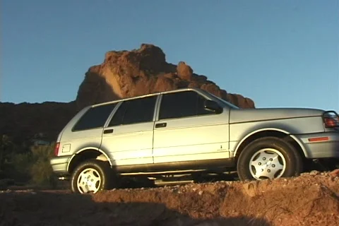 La Forza SUV Camelback Mountain Phoenix, AZ 12 clips Stockbeeldmateriaal 125236