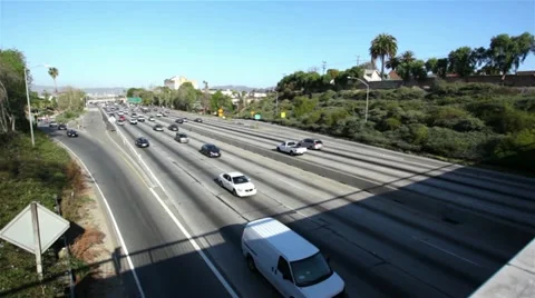 LA Freeway 19 HD Stock-Footage 10814538
