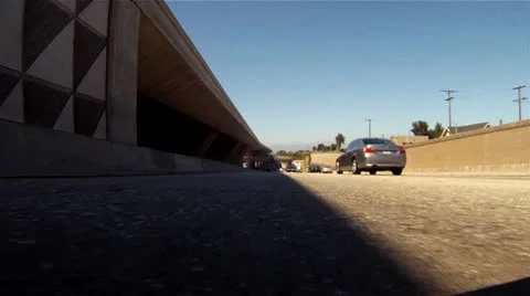 LA Freeway Driving Fast HD Stock-Footage 10812899