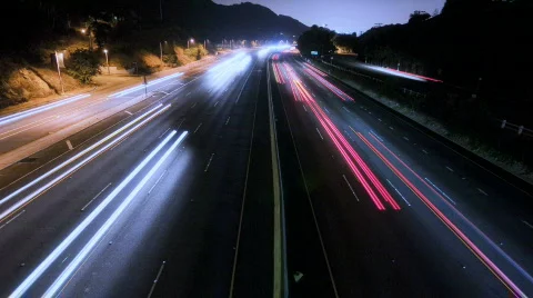 LA Freeway Stock Footage 457030