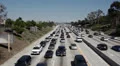 LA Freeway Traffic Jam HD Footage