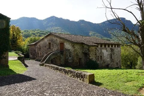 La Garrotxa views Stock Photos