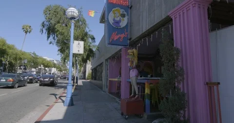 LA Hamburger Marys 1 Stock Footage 109620157