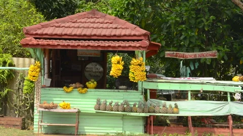 La Isabel Cuba small town in Mantazas County small town colorful bas srtand Видео 65358459