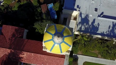 La Jolla, CA - The Bishop's School - Drone Video Video stock 79807403