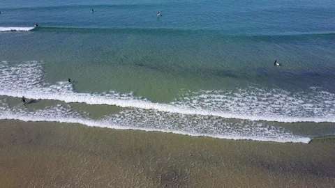 La Jolla, CA - La Jolla Shores - Drone Video Video stock 79807032
