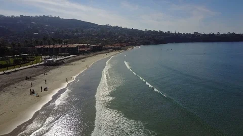 La Jolla, CA - La Jolla Shores - Drone Video Video stock 79807734