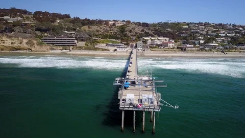 La Jolla, CA - La Jolla Shores - Drone Video Video stock 88338415