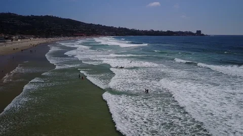 La Jolla, CA - La Jolla Shores - Drone Video Video stock 88338510