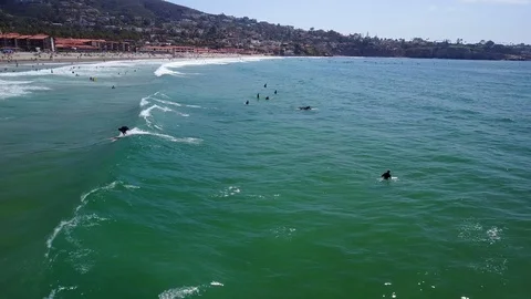 La Jolla, CA - La Jolla Shores - Drone Video Video stock 88338583