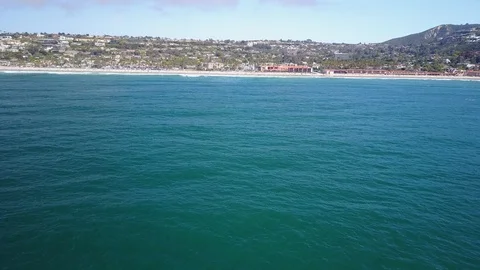 La Jolla, CA - La Jolla Shores - Drone Video Video stock 88338780
