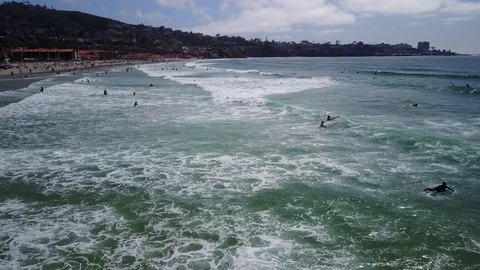 La Jolla, CA - La Jolla Shores - Drone Video Video stock 88338829