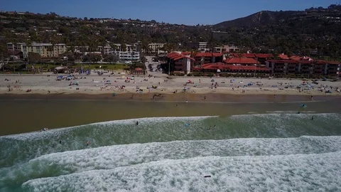 La Jolla, CA - La Jolla Shores - Drone Video Video stock 88343062