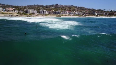La Jolla, CA - Windansea Beach - Drone Video Video stock 88305663