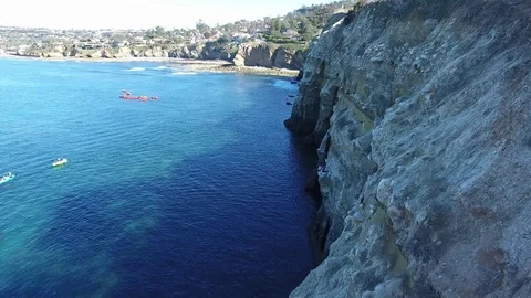 La Jolla Cliffs Stock Footage