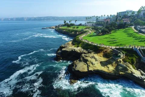 La Jolla Cliffs Stock Photos