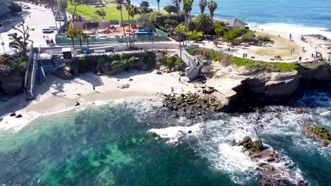 La Jolla Cove Beach Video stock 157659858