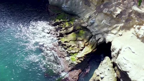 La Jolla Cove beach Stock Footage 195804441