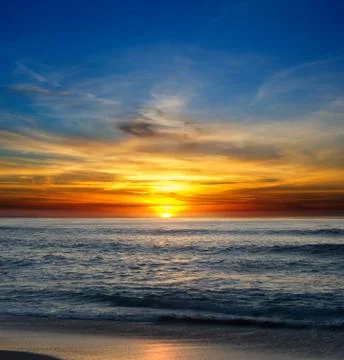 La jolla sunset Foto stock