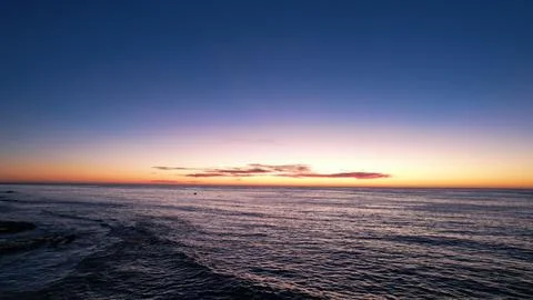 La Jolla Sunset Stock Photos