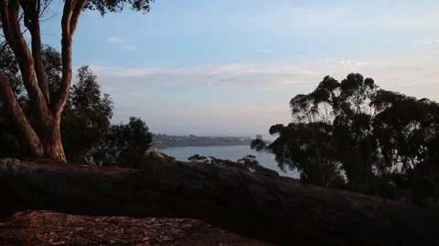 La Jolla Sunset Tracking Shot Stock Footage 166538873