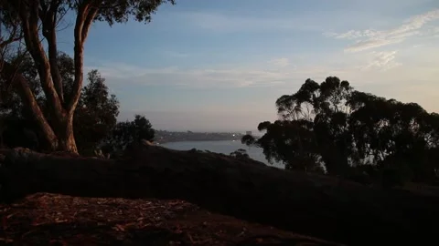 La Jolla Sunset Tracking Shot Stock Footage 166539003