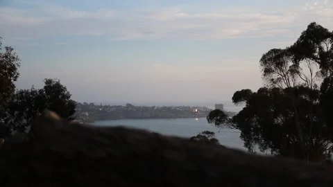 La Jolla Sunset Tracking Shot Stock Footage 166539113