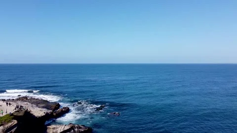 La Jolla Waves Stock Footage 204816120