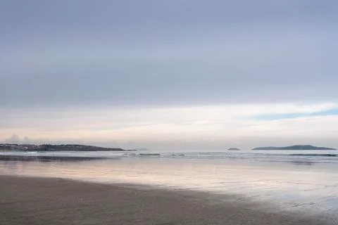 La Lanzada Beach Stock Photos