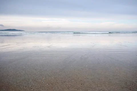 La Lanzada Beach Stock Photos