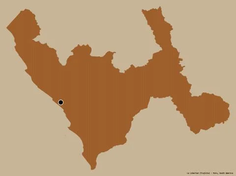 La Libertad, region of Peru, on solid. Pattern 스톡 일러스트