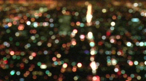 LA lightscape rack Stock Footage 654857