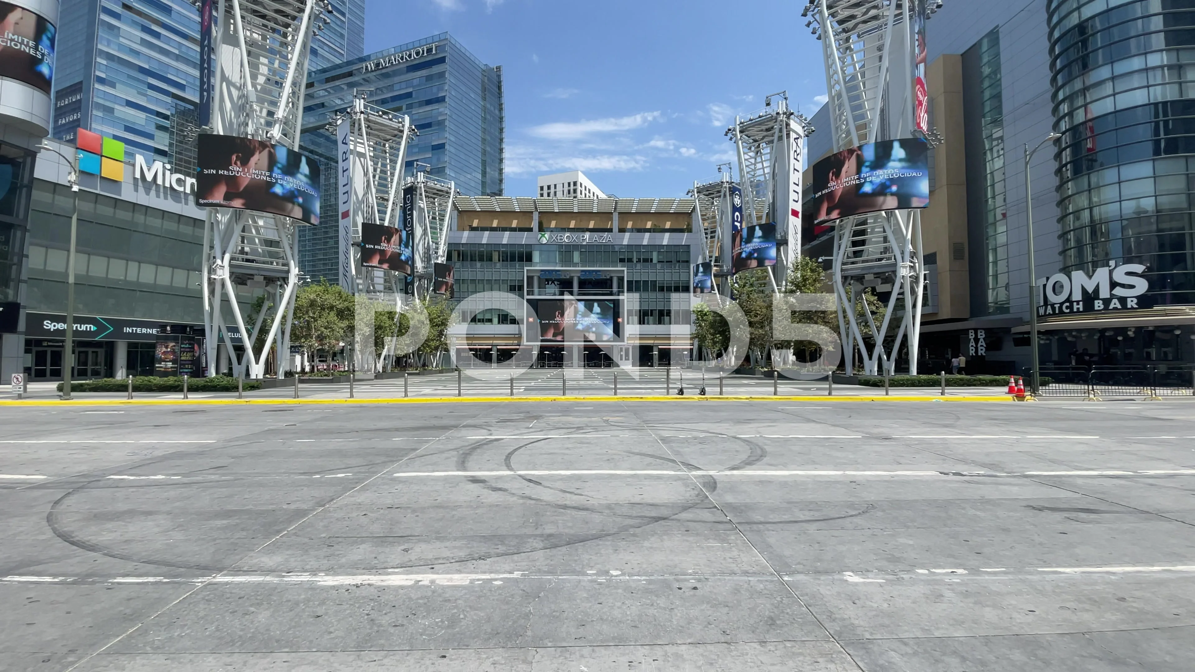 LA Live Crypto Arena Downtown Los Angeles Xbox Plaza