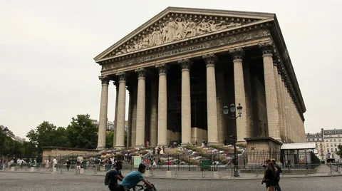 La Madeleine, Paris Stock Footage 52539642