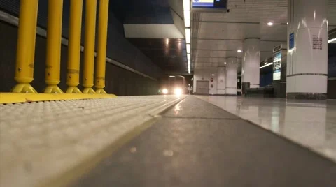 LA Metro Rail Train ( HD ) Stock Footage