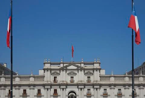 La Moneda Palace Stock Photos