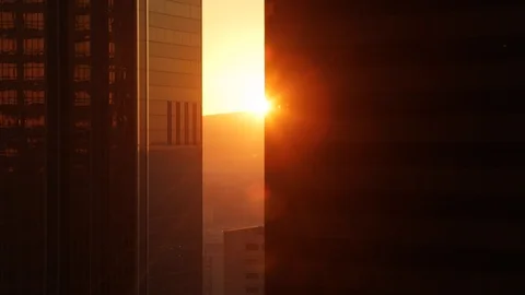 LA at Night Stock Footage 97150635