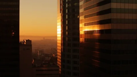 LA at Night Stock Footage 97150912