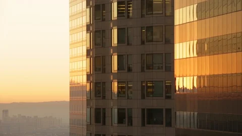 LA at Night Stock Footage 97150998