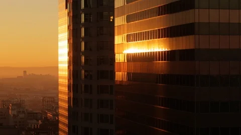 LA at Night Stock Footage 97151171