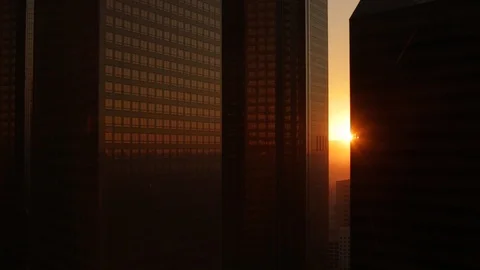 LA at Night Stock Footage 97151207