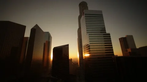 LA at Night Stock Footage 97151455